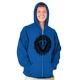 thumbnail image 1 of Lion Jungle Symbolic Spirit Animal Zip Up Hoodie Men's Women's Brisco Brands L, 1 of 6