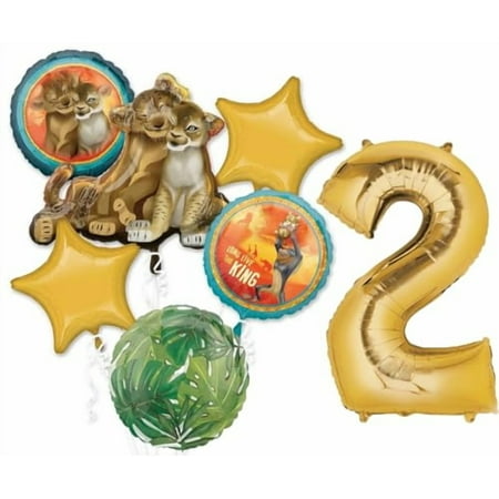 Lion King 2nd Birthday Party Supplies Jungle Safari Balloon Bouquet Decorations