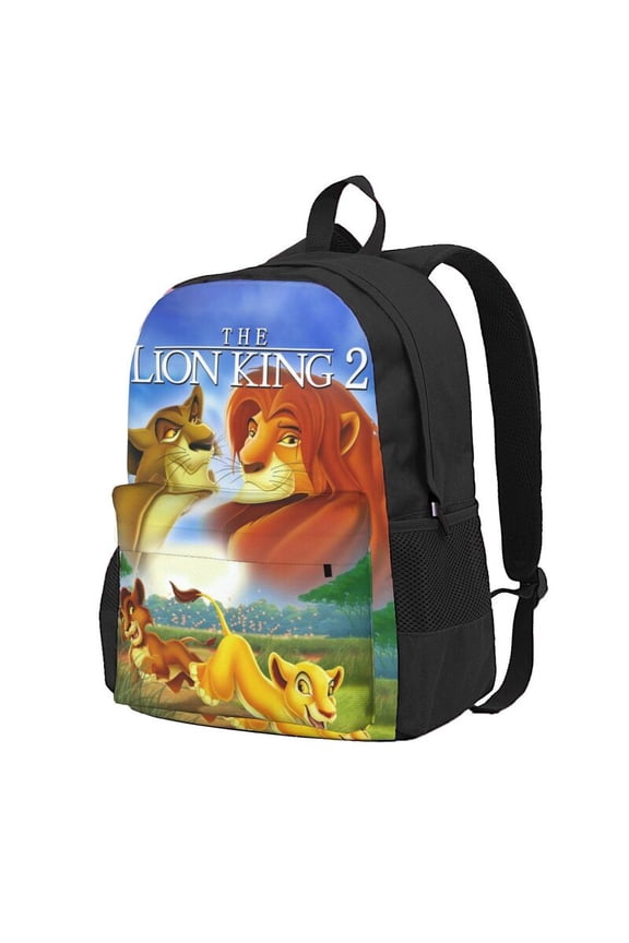 Lion Kin Backpack Anime Computer Bag Hiking Bookpack Bag for Adult 16.5in