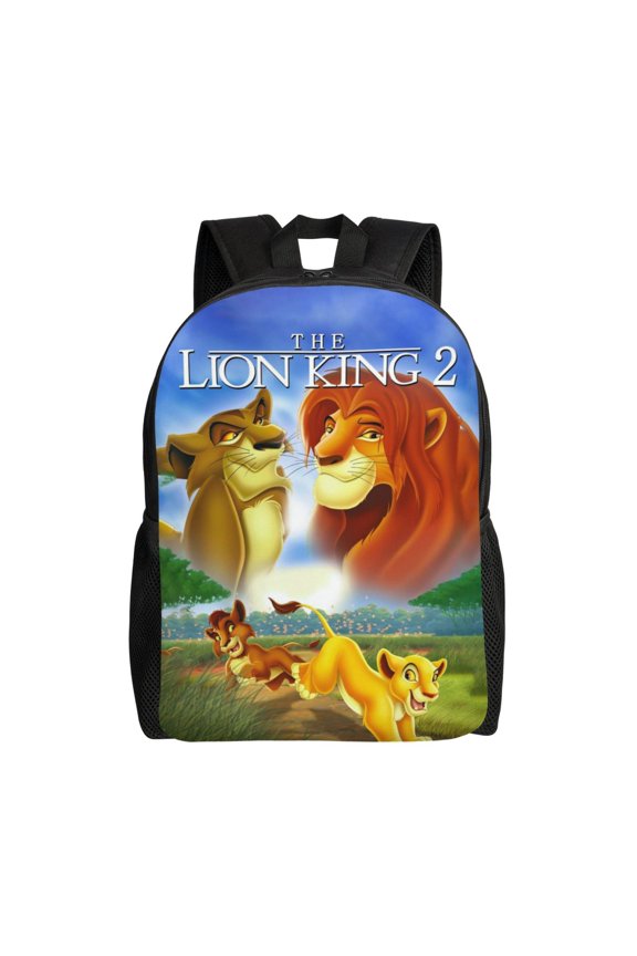 Lion Kin Backpack Cute Anime Large Capacity Multifunction Backpacks Lightweight Sports Travel Laptop Bag Daypack 16In