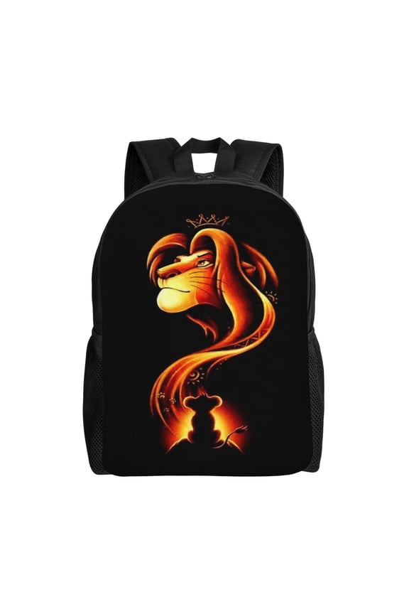 Lion Kin Backpack Cute Anime Large Capacity Multifunction Backpacks Lightweight Sports Travel Laptop Bag Daypack 16In