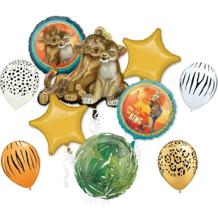 Lion King Birthday Party Supplies Safari Animals Balloon Bouquet Decorations