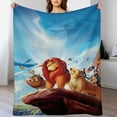 thumbnail image 1 of The Lion King Blanket, Soft Cozy Fluffy Plush Throw Blanket for Boys Girls Young Adults, Warm Flannel Blanket for Living Room Bedroom Couch Bed 30"x40", 1 of 8