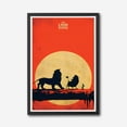 thumbnail image 1 of The Lion King Canvas Wall Art, Vibrant Sunset Silhouette Artwork, Movie Inspired Home Decor, Modern Framed Print for Living Room, Kids Bedroom and Nursery, Iconic Disney Gift Idea, 1 of 14