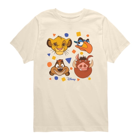 Lion King - Character Grid - Toddler Boys Short Sleeve Graphic T-Shirt