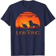 thumbnail image 1 of Lion King Classic Sunset Walk DTG Print Unisex T-Shirt, 1 of 5