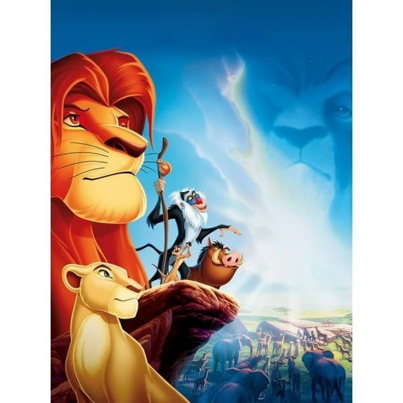 The Lion King Diamond Painting Diamond Painting Kits,5D Diamond Painting Kits for Adults,Diamond Art Diamond Dots Round Full Drill Diamonds Diamond Art Kits Crafts for Wall Decor&Gift-12x16in
