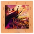 thumbnail image 1 of Lion King Disney Kinkade Sunrise Orange 11 inch Glass Square Wall Clock, 1 of 1