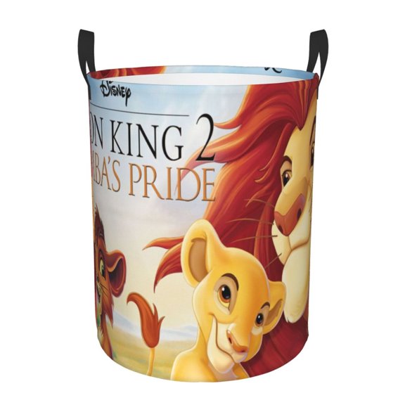 The Lion King Large Laundry Basket With Handle, Collapsible Laundry Hamper, Dirty Clothes Storage Basket For Living Room, Bathroom, Bedroom, College Dorm