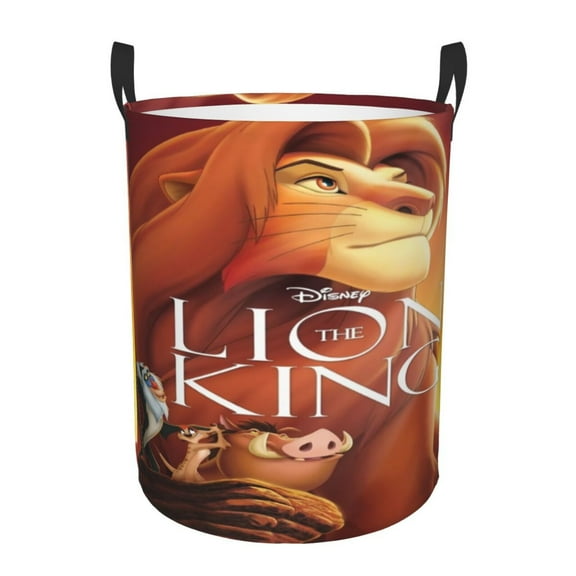 The Lion King Large Laundry Basket With Handle, Collapsible Laundry Hamper, Dirty Clothes Storage Basket For Living Room, Bathroom, Bedroom, College Dorm