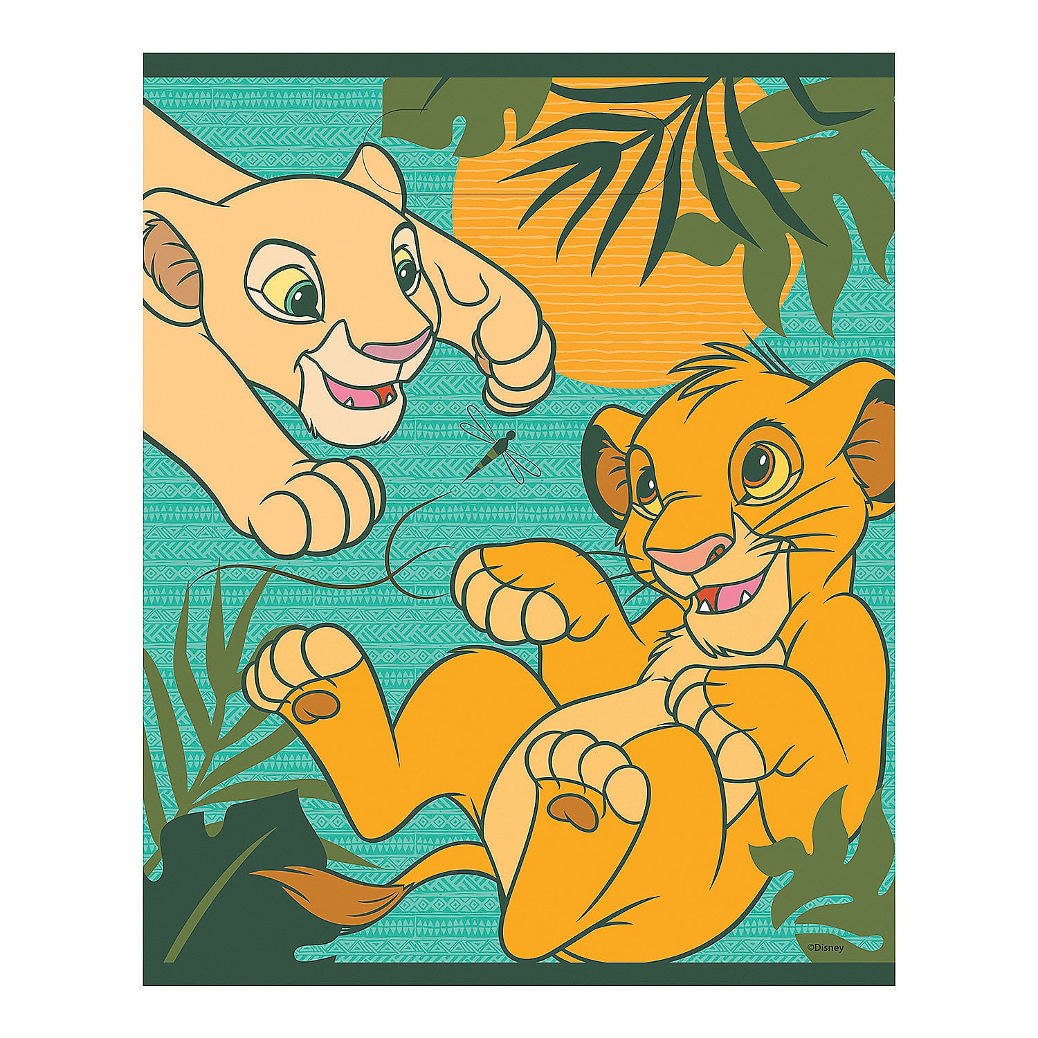 ORIENTAL TRADING COMPANY Lion King Loot Bags - Party Supplies - 8 Pieces