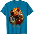 thumbnail image 1 of Lion King Main Cast Poster Graphic DTG Print Unisex T-Shirt,Sapphire Color,Size L, 1 of 5