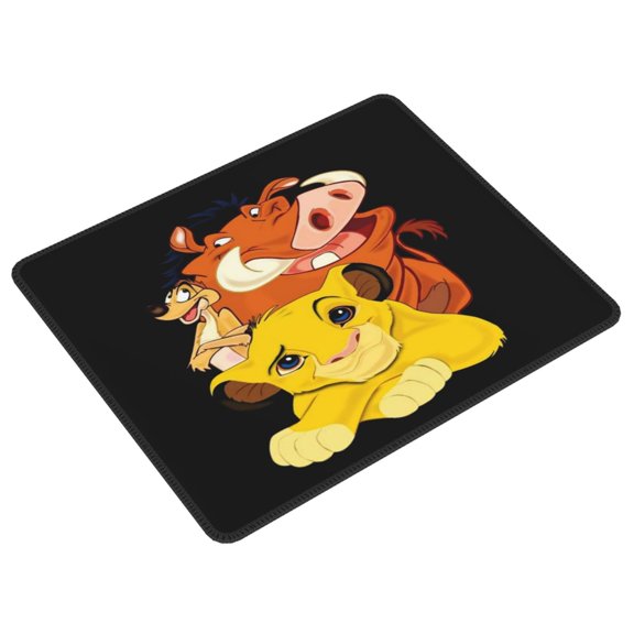 Lion Kin Mousepad Rectangle Cartoon Printed Non-Slip Rubber Base Mouse Pad