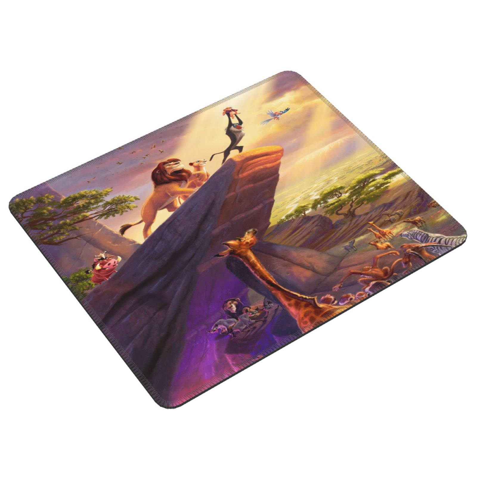 Lion King Mousepad Rectangle Cartoon Printed NonSlip Rubber Base Mouse