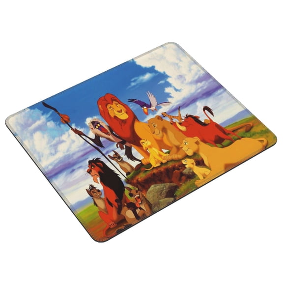 Lion Kin Mousepad Rectangle Cartoon Printed Non-Slip Rubber Base Mouse Pad