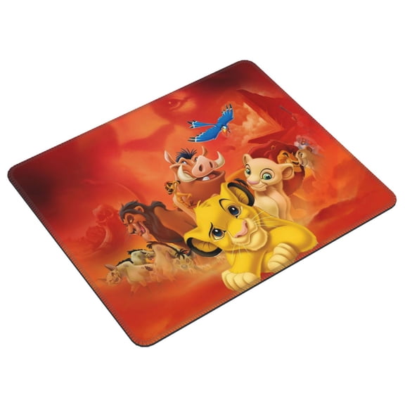Lion Kin Mousepad Rectangle Cartoon Printed Non-Slip Rubber Base Mouse Pad