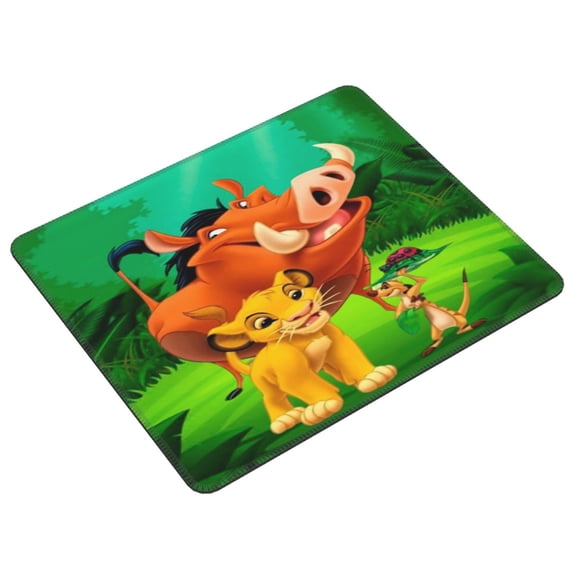Lion Kin Mousepad Rectangle Cartoon Printed Non-Slip Rubber Base Mouse Pad
