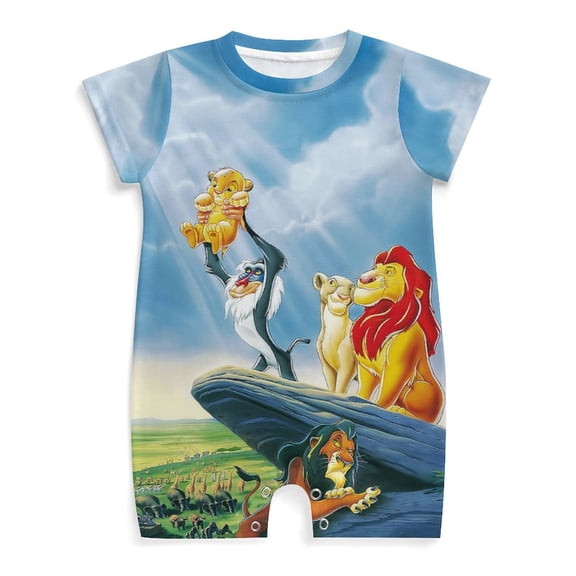 Lion Kin Newborn Baby Romper Clothing Infant Summer Baby Climbing Clothes Outfit for Boys Girls