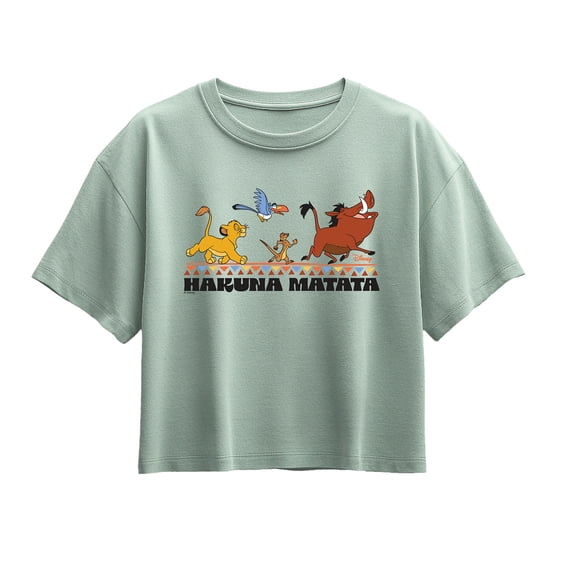 Lion King - No Worries - Youth Girls Boxy T-Shirt