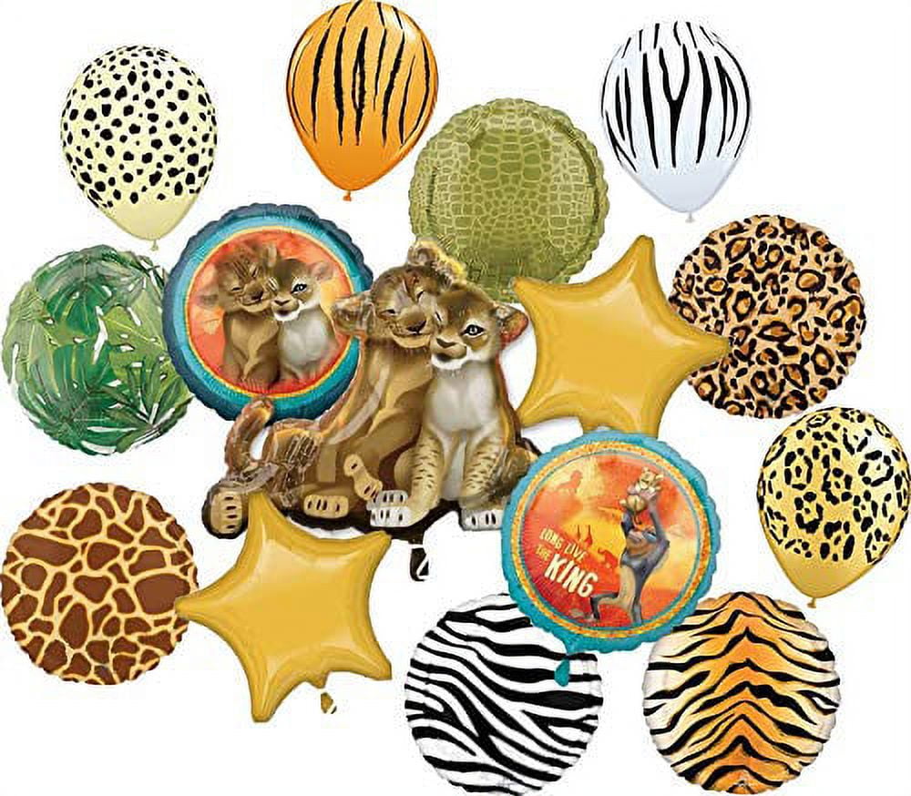 MAYFLOWER PRODUCTS Lion King Party Supplies Simba's Pride Birthday Balloon Bouquet Decorations 15 piece kit