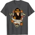 thumbnail image 1 of Lion King Scar and Hyenas I'm Surrounded By Idiots DTG Print Unisex T-Shirt,Dark Heather Grey Color,Size L, 1 of 5