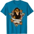 thumbnail image 1 of Lion King Scar and Hyenas I'm Surrounded By Idiots DTG Print Unisex T-Shirt,Sapphire Color,Size 5XL, 1 of 5