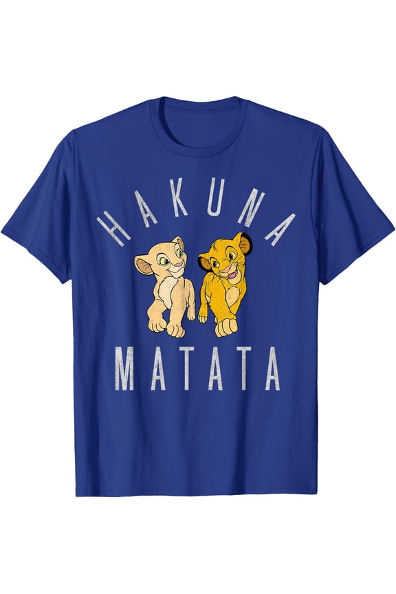 Lion King Simba Nala Hakuna Matata Graphic DTG Print Unisex T-Shirt