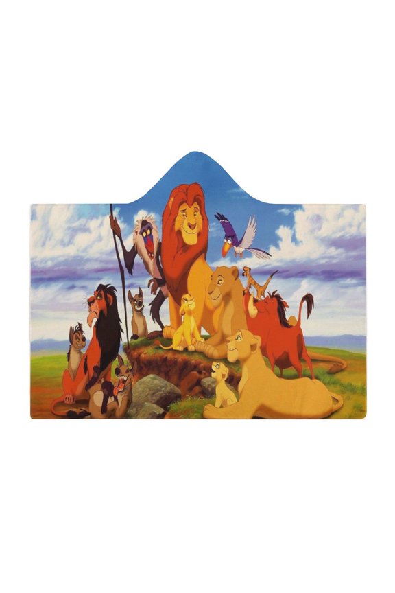 Lion Kin Wearable Fleece Blanket Hoodie Cloak Hooded Blanket 40"x50"
