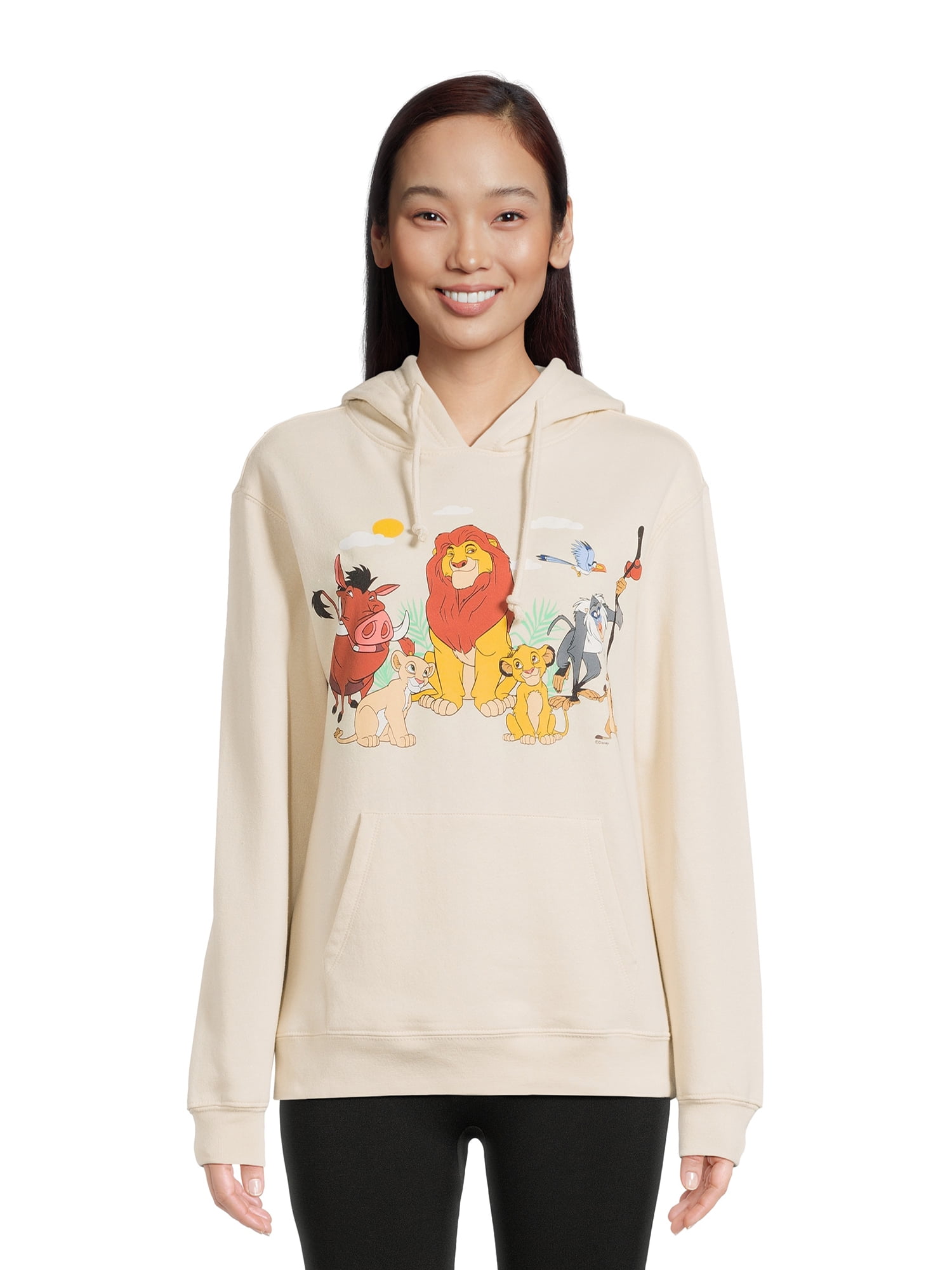 Lion King Women's Hoodie with Long Sleeves, Sizes XS-XXXL