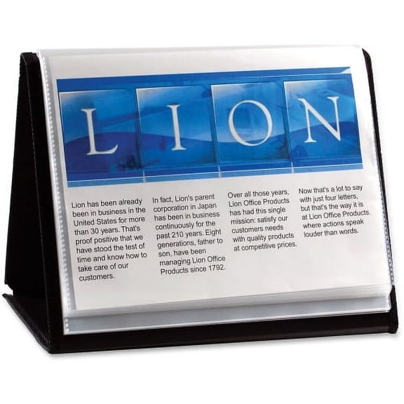 Lion, LIO39008, Flip-N-Tell Display Easel Books, 1 Each, Black
