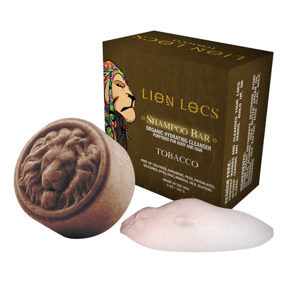 Lion Locs 3-in-1 Dreadlock Shampoo Bar & Conditioner for Locs, Dreads & Natural Hair