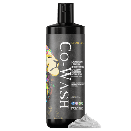 Lion Locs Co-Wash Shampoo and Conditioner for Dreadlocks, Dreads, Locs & Natural Hair | Vegan