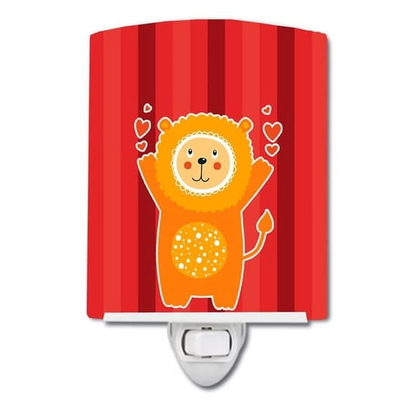 Lion Love Ceramic Night Light