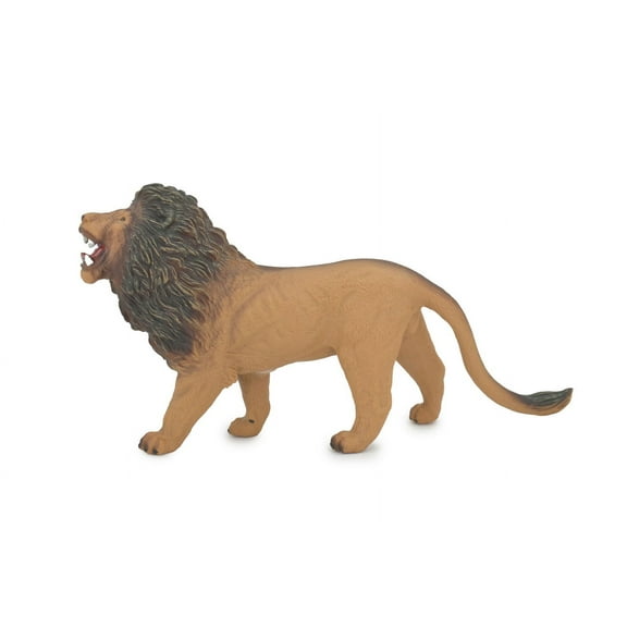 Lion, Male, Cat, African, Very Large, Soft Rubber Animal, Hand Painted, Educational, Toy, Kids, Realistic Figure, Lifelike Model, Figurine, Replica, Gift, 15" ABC24 BB303