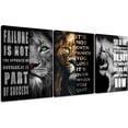 thumbnail image 1 of Lion Motivational Canvas Office Print Wall Art Animal Inspirational Picture Animal Poster Painting Modern Inspiring Artwork for Home Living Room Bedroom Office Decor Ready to Hang [36''''W x 16''''H], 1 of 6