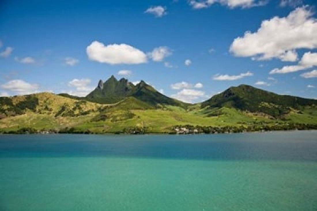 Lion Mountain South East Mauritius Africa Canvas Art - Stuart Westmorland DanitaDelimont (24 x 15)