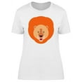 thumbnail image 1 of Lion Muzzle Doodle T-Shirt Women -Image by Shutterstock, Female Large, 1 of 2