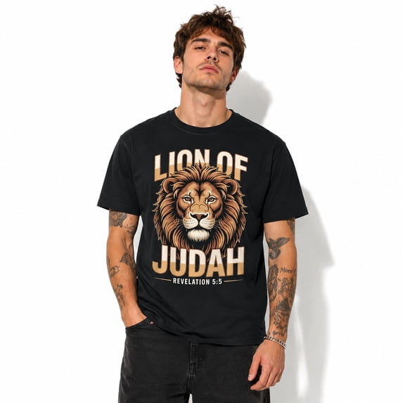 Lion Of Judah Christian Strength Faith T-Shirt
