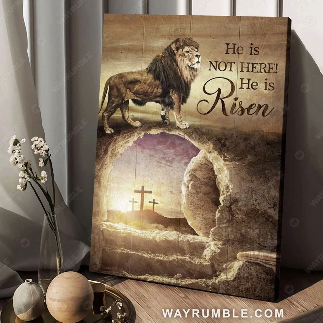 Lion Of Judah Lion Painting Sunrise Painting He Is Risen - Jesus ...
