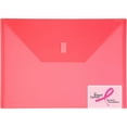 thumbnail image 1 of (Price/EACH)LION 22080 DESIGN-R-LINE Poly Envelope, 9-3/8" x 13"- 1 Each-Transparent Pink, 1 of 8
