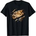 thumbnail image 1 of Lion Outfit - Torn Design Picture Of A Lion's Face T-Shirt, 1 of 5
