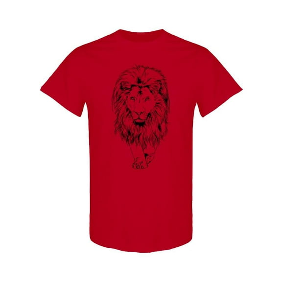Lion Predator T-Shirt Men -Image by Shutterstock, Male XX-Large