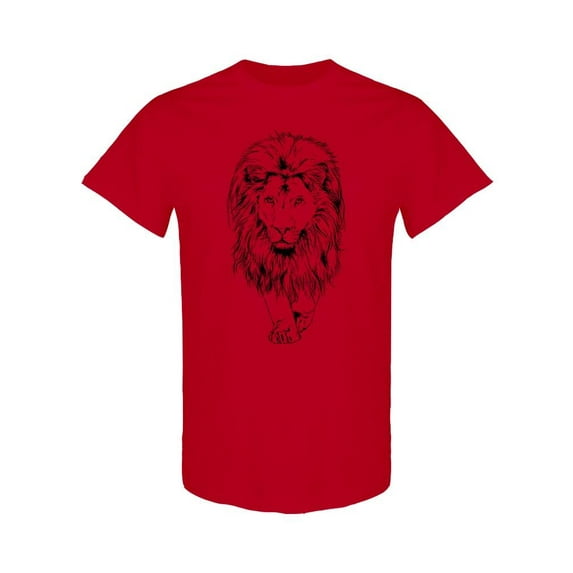 Lion Predator T-Shirt Men -Image by Shutterstock, Male x-Large