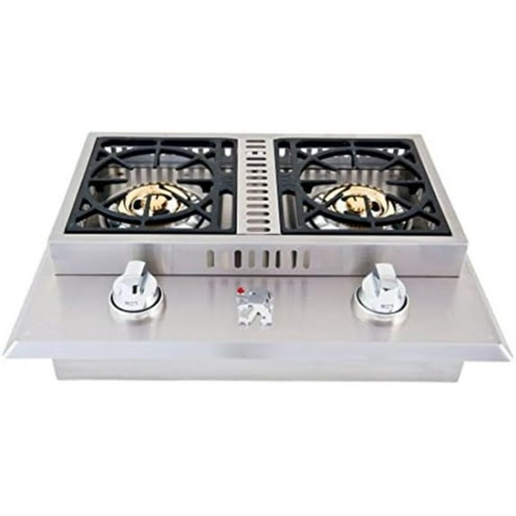 Lion Premium Liquid Propane Double Side Burner | Lion-L1707