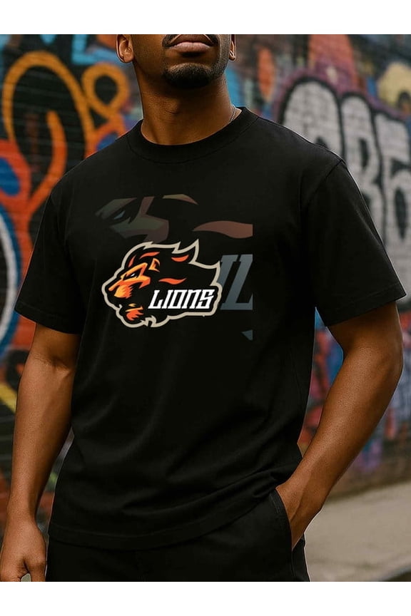 Lion Pride Tee for men Exercise 180G 100% Cotton black Running Dumbbell Basic Unisex Shirt Short Sleeve tshirts Original Unisex Shirt Cotton tshirts