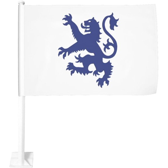 Lion Rampant Scotland Car Flag 12x18 Inch Window Clip Flag - Double Sided Fade Resistant Outdoor Decoration Let Your Cars Stand Out