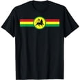 thumbnail image 1 of Lion Rasta Rastafarian Reggae Red Yellow T-Shirt, 1 of 5
