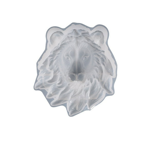 Lion Resin Mol, Mold Stereo Statue Door Decoration Wall Hanging Animal Silicone Mold for Wall Hanging, Window Door Decor