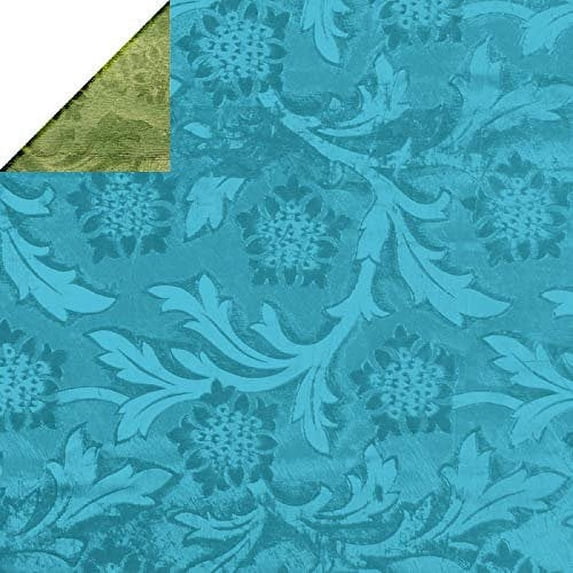 Lion Ribbon Avalon Poly-Foil, 1 Roll 20 Inch x 30 Feet - Peacock