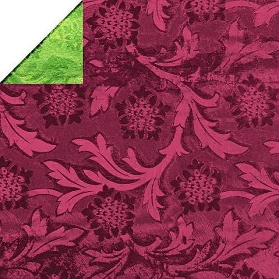 Lion Ribbon Avalon Poly-Foil, 1 Roll 20 Inch x 30 Feet - Raspberry